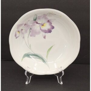 MIKASA Rondo Waikiki Bowl EJ 910 Salad Soup 7.5"‎ Vintage Discontinued Iris